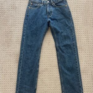 Levi's Blue Straight Leg Jeans Classic Denim Style